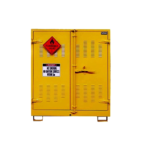 حيث يجب وضع خزانة تخزين طبل في الهواء الطلق