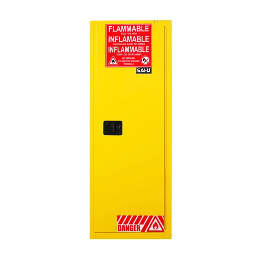 safety storage cabinet for flammable liquids